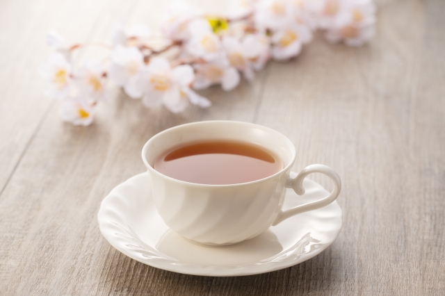 桜と紅茶